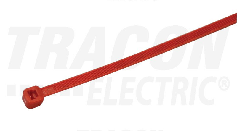 Klasična kabelska vezica, rdeča 140×3.6mm, D=2-36mm, PA6.6 