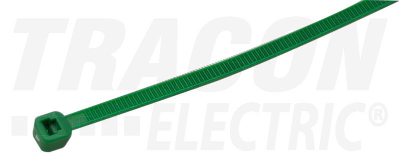 Klasična kabelska vezica, zelena 140×3.6mm, D=2-36mm, PA6.6 