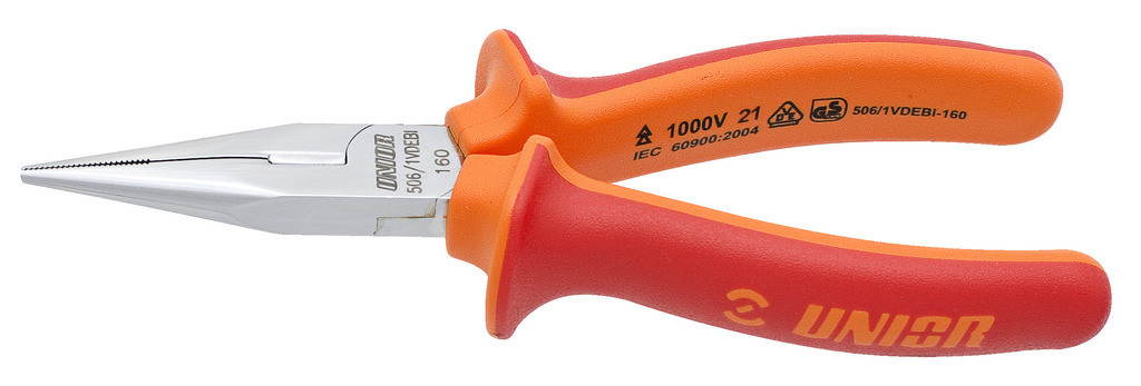 Klešče telefonske ravne vde bi UNIOR 506/1VDEBI, 140mm