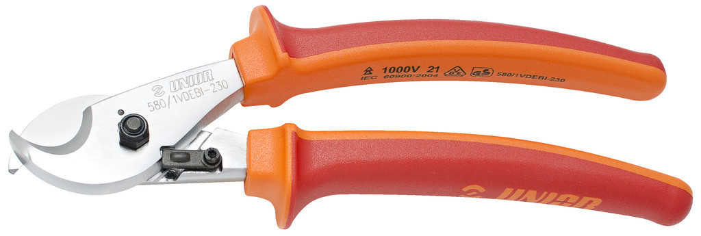 Škarje za kable vde UNIOR 580/1VDEBI, 230mm/fi 17mm