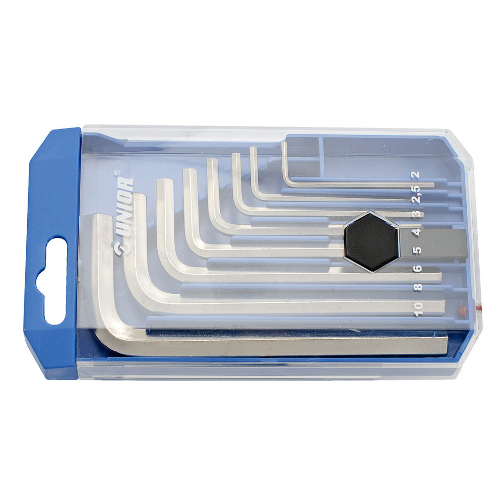 Ključi inbus v pvc škatli UNIOR 220/3PB1, 2-10mm/8kos