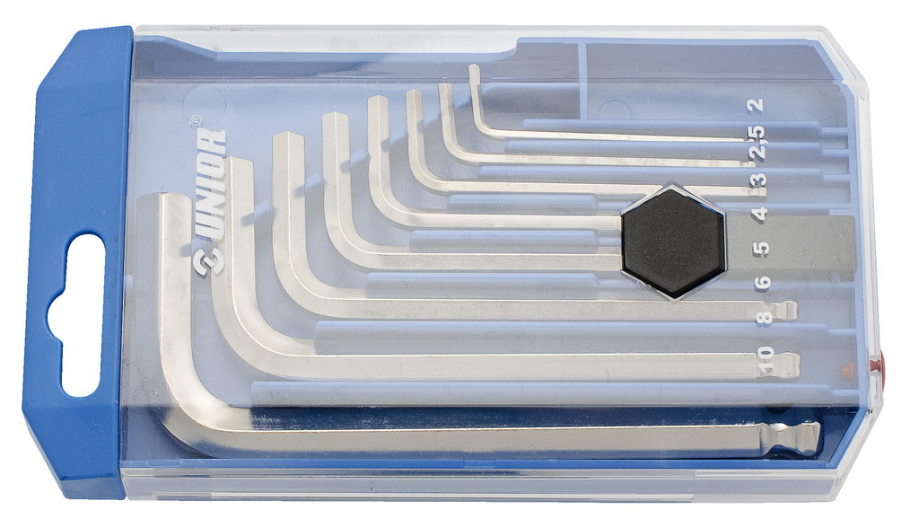 Ključi inbus v pvc škatli kot. Vij UNIOR 220/3SPB1, 2-10mm/8kos