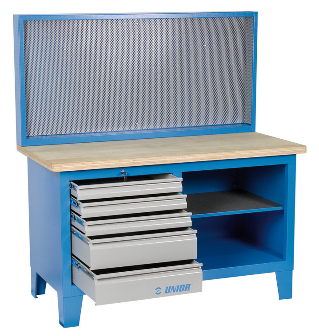 Pult delovni z omaro UNIOR 946AC, 1500x750x1665mm