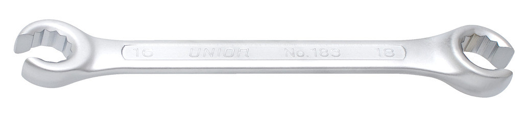 Ključ obročni odprti ukrivljen UNIOR 183/2, 17x19mm