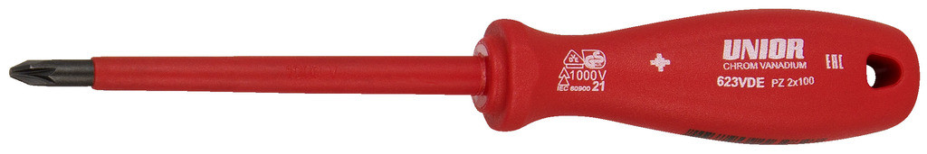 Izvijač križni pz vde UNIOR 623VDE, PZ1x80mm