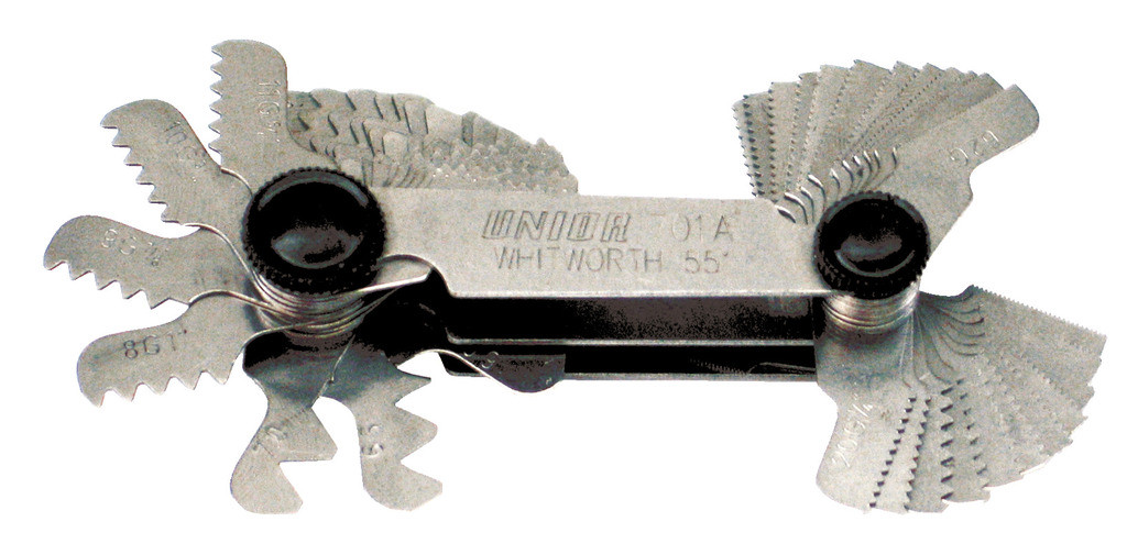 Lističi merilni za navoje UNIOR 701A, 0,4-7mm