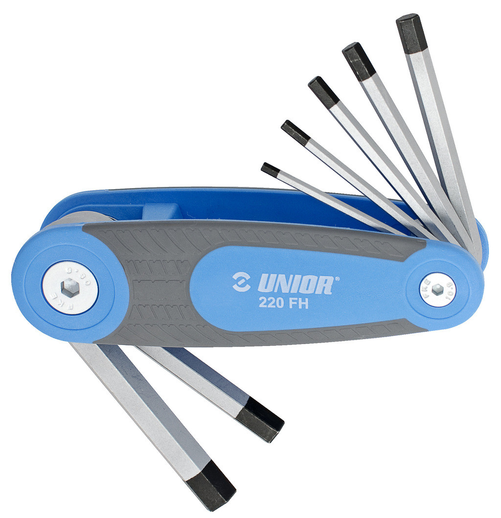 Ključi inbus v sklop. držalu UNIOR 1015A, 3/32"-3/8"/7kos