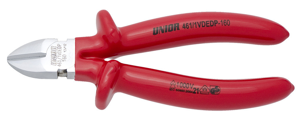 Klešče ščipalne stranske vde UNIOR 461/1VDEBI, 160mm