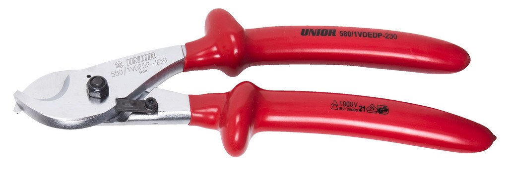 Škarje za kable vde UNIOR 580/1VDEBI, 170mm/fi 10mm