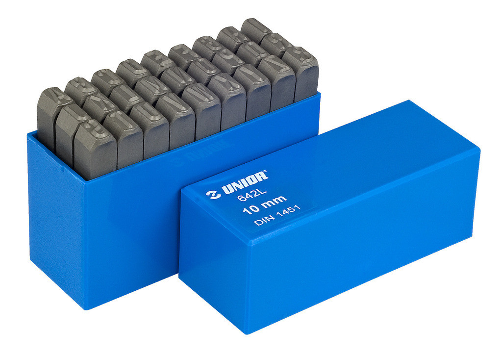 Točkala s črkami UNIOR 642LPB, 10mm