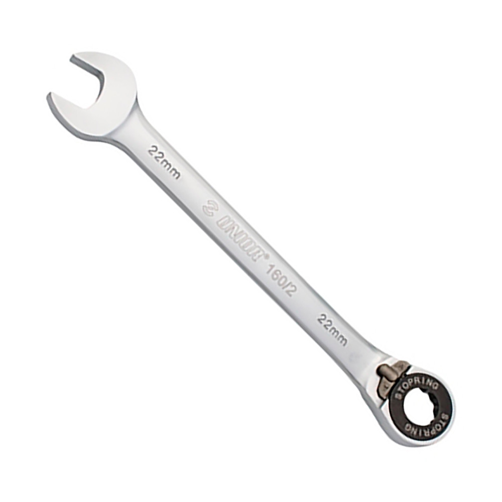 Ključi viličasto obročni z ragljo v kar. UNIOR 160/2CB, 8-19mm/7kos