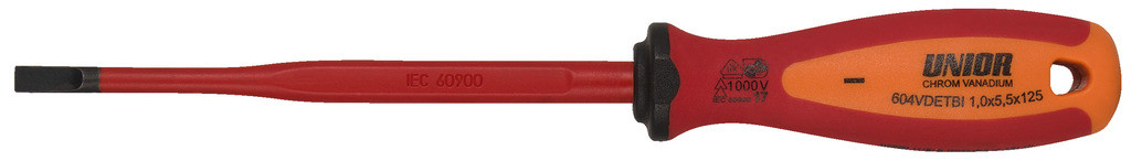 Izvijač ploščati vde tbi slim UNIOR 604VDETBI, 0,6x3,5x100mm