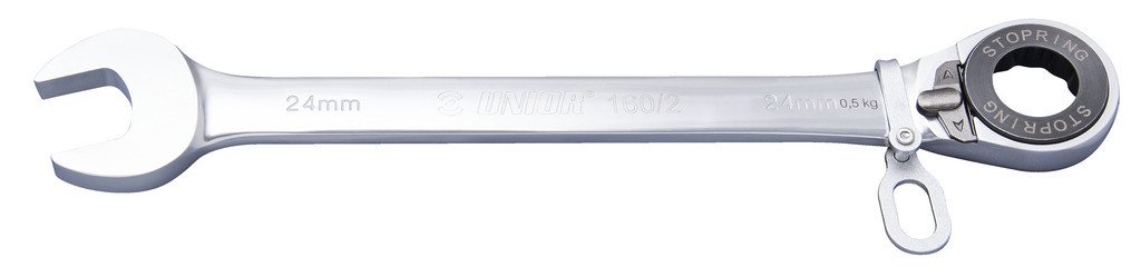 Ključ viličasto obročni raglja UNIOR 160/2-H, 22mm