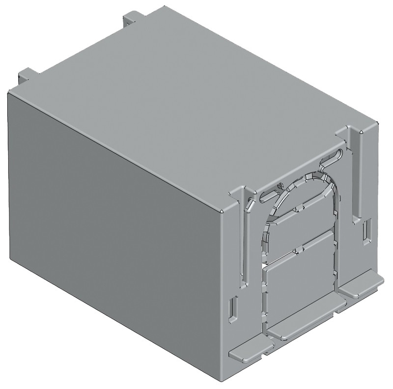 Zaščitni pokrov za priključne pole, napeljava zgoraj/spodaj, 00, 1P, L=66 mm