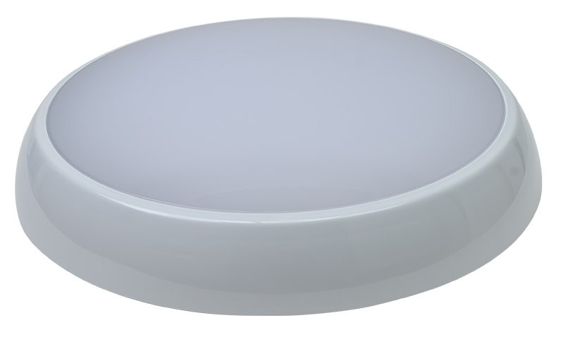 Nadometna LED svetilka-zaščitena, inverter, nastavljiva barv. temperatura 230VAC, 17/2W, 1600/140lm, 3000/4000/6500K, 1h, IP54