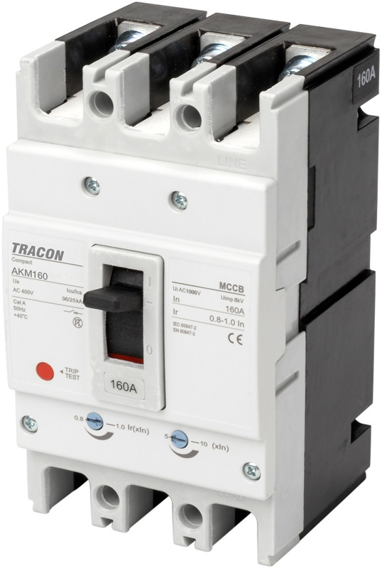 Kompaktni odklopnik 3P,20A,Ir=(0,8-1,0)In, 400/415V, 50/60Hz, Icu=36kA, Ics=25kA