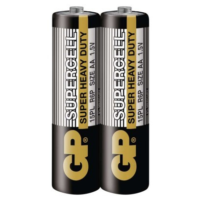 Baterija GP SUPERCELL cink-ogljikova R6 AA 2 folija