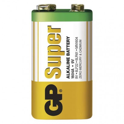 Baterija GP SUPER alkalna 6LF22 9V 1 folija