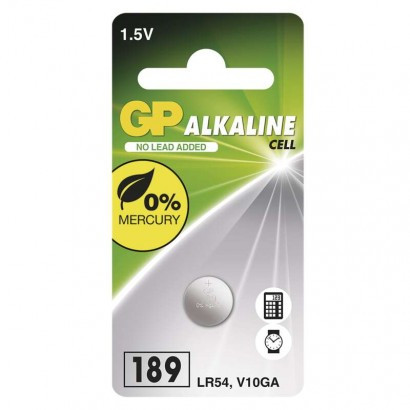 Baterija GP gumbna alkalna LR54 189F 1 blister