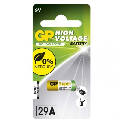 Baterija GP specialna alkalna 29AF (A32, L822) 9 V