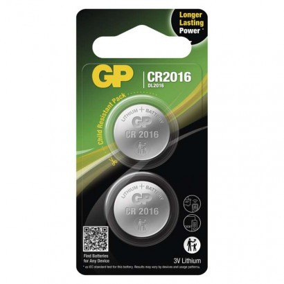 Baterija GP litijska CR2016 2 blister