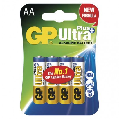 Baterija GP ULTRA PLUS alkalna LR6 AA 4 blister