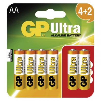 Baterija GP ULTRA alkalna LR6 AA 4+2 blister
