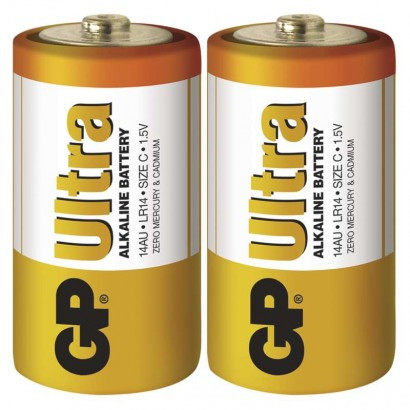 Baterija GP ULTRA alkalna LR14 C 2 folija