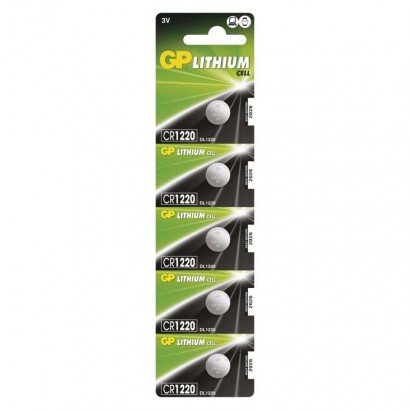 Baterija GP litijska CR1220 5 blister