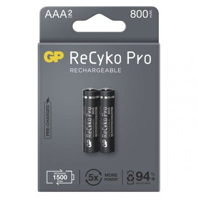 Polnilna baterija GP ReCyko Pro Professional HR03 (AAA) 2kos