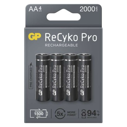 Polnilna baterija GP ReCyko Pro Professional HR6 (AA) 4kos