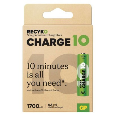 Polnilna baterija GP ReCyko Charge 10 AA (HR6)