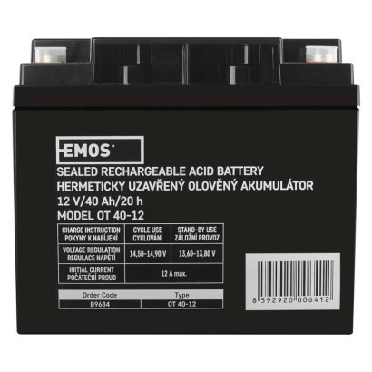 Svinčevi akumulator SLA 12V 40AH M6