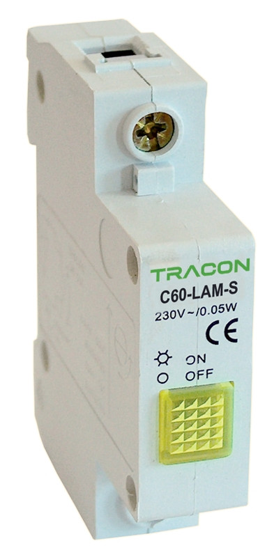 Vrstna signalna svetilka, 230 V, LED, 0,6 W, rumena