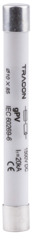 Keramična-cilindrična varovalka-talilni vložek PV gPV, 3A,1500VDC,20kA,10x85