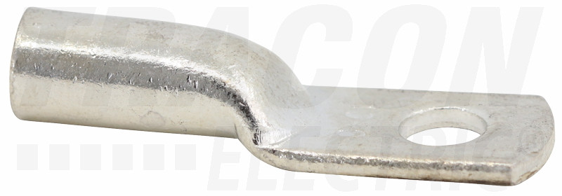 Neizolirani cevasti očesni kabelski čevelj, kosit. elektrolit. baker 10mm2, M6, (d1=6.0mm, d2=6.2mm)