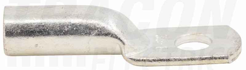 Neizolirani cevasti očesni kabelski čevelj, kosit. elektrolit. baker 35mm2, M6, (d1=8.8mm, d2=6.4mm)