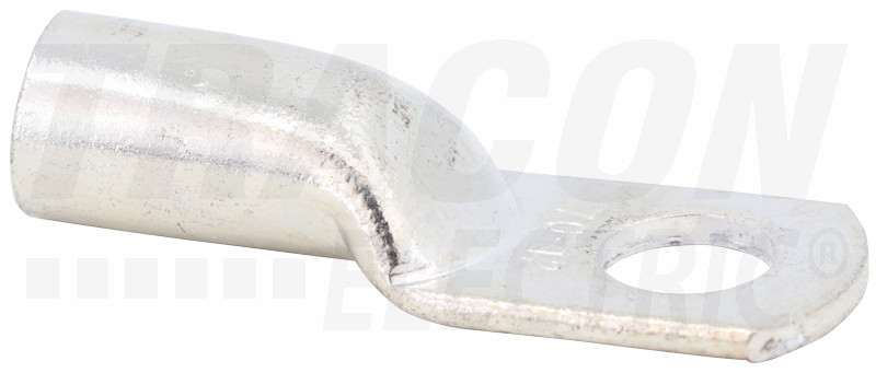 Neizolirani cevasti očesni kabelski čevelj, kosit. elektrolit. baker 70mm2, M10, (d1=12.6mm, d2=10.5mm)