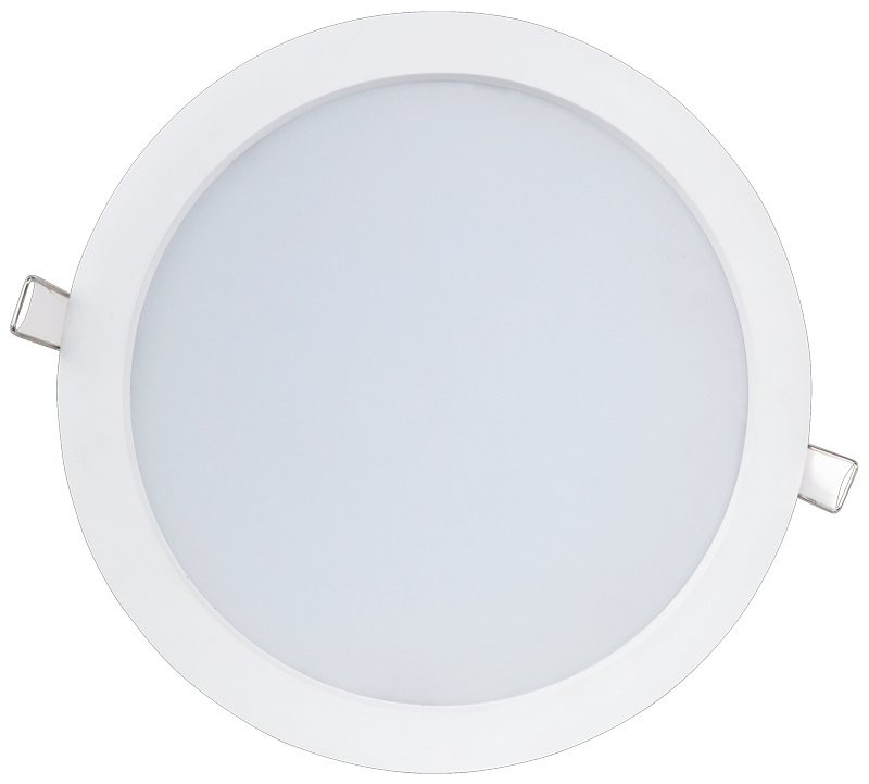 Vgradna LED kompaktna svetilka, okrogla 230VAC, 24W, 4000K, 2100lm. IP20, EEI=F