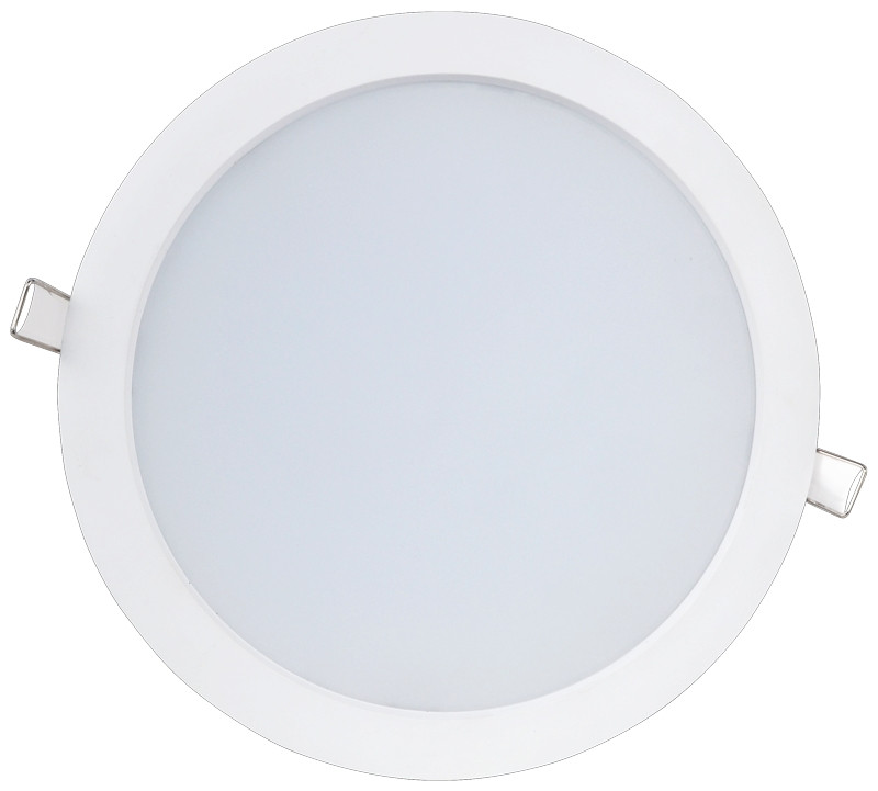 Vgradna LED kompaktna svetilka, okrogla 230VAC, 5W, 4000K, 450lm. IP20, EEI=F