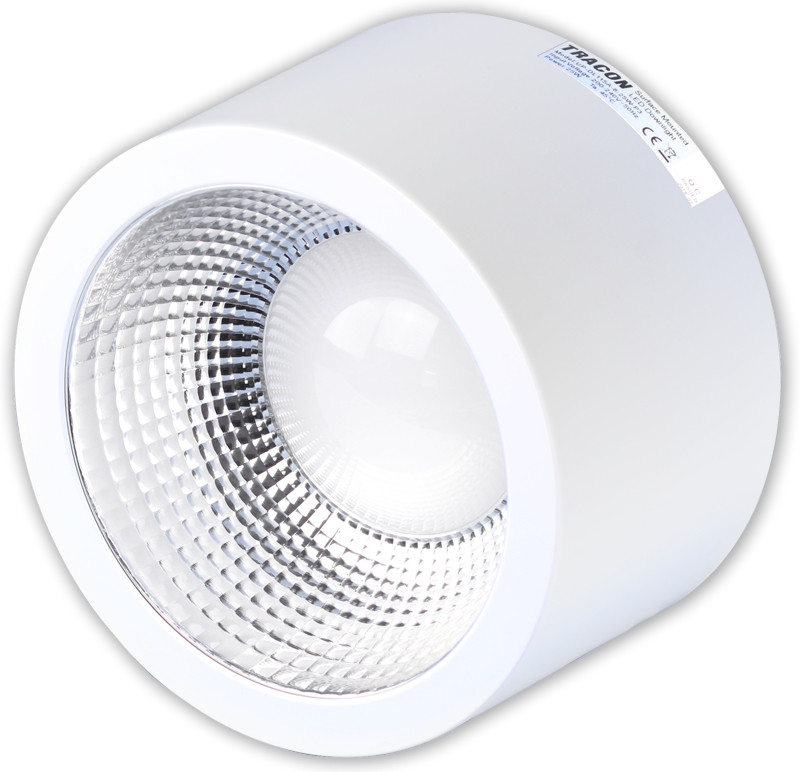 LED stenska svetilka, okrogla, regulacija svetlobne barve 230V, 25W, 3000/4000/5700K, 2180/2530/2340lm, 90°, IP54, EEI=F
