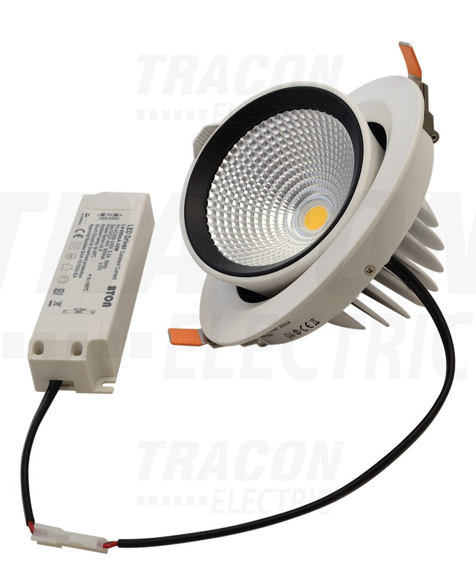 Vgradna LED downlight nastavljiva svetilka 230 V, 50 Hz, 35 W, 3500 lm, 4000 K