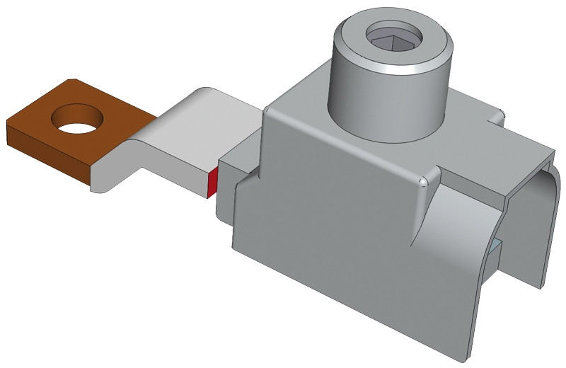 Vijačna priključna sponka 00, 25-95mm2, Cu/Al, M8, AC690V/DC1000V-250A