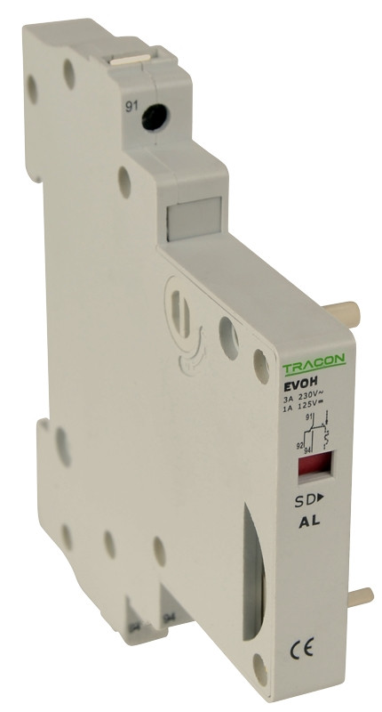 Alarmni kontakt za javljanjeokvare, za odklopnike EVOH 230V, 50Hz, In:6A W=9mm; 0,5-4mm2