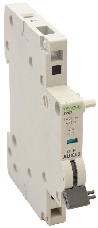 Pomožni kontakt za odklopnik tipa EVOZ 230V, 50Hz, In:6A W=9mm; 0,5-4mm2