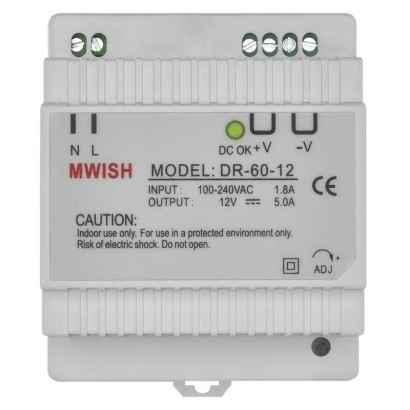 Napajalni adapter 12 V/5 A DC DIN