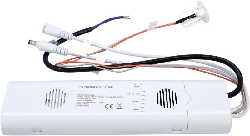 Dopolna Inverter enota zasil.razsvetljave za LED panele 19,2V, 1500mAh Ni-Cd, 16-50W panel