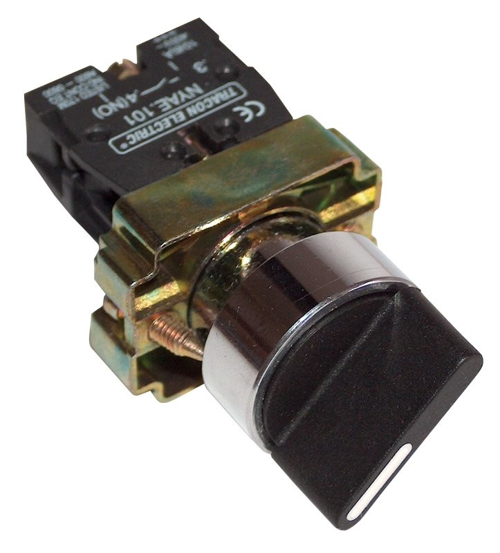 Stikalo z ročajem, z dvojno pozicijo, 1×NC+1×NO, 3A/230V AC, IP42