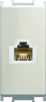 Vtičnica TEL KS RJ11 6/4 1M IW