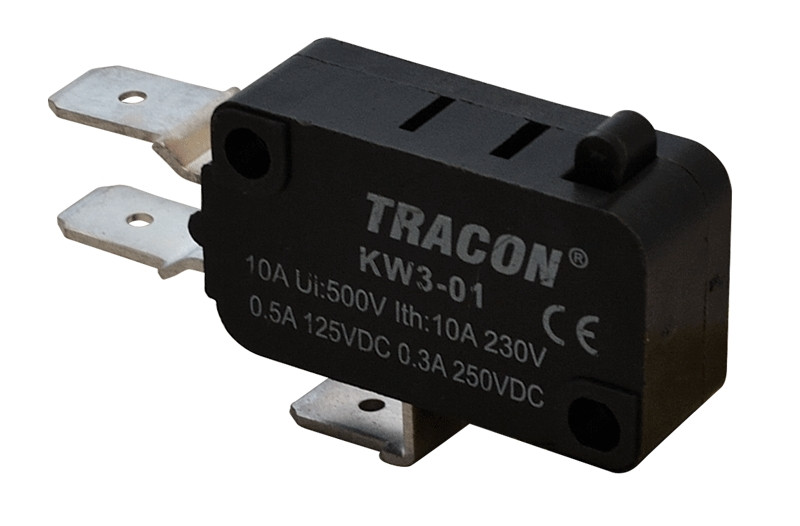 Pozicijsko stikalo, mikro, odbojno 10(3)A / 250V AC, 6,3x0,8 mm, IP00